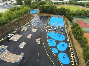 Streetpark tout métal, Skate Park et Workout au Plessis Trévise