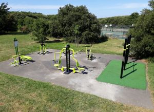 Aire de fitness extérieure sur l'Ile d'Olonne