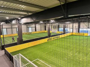 Nouveau centre IMPULSTAR PARK : installation de terrains de soccer sur mesure