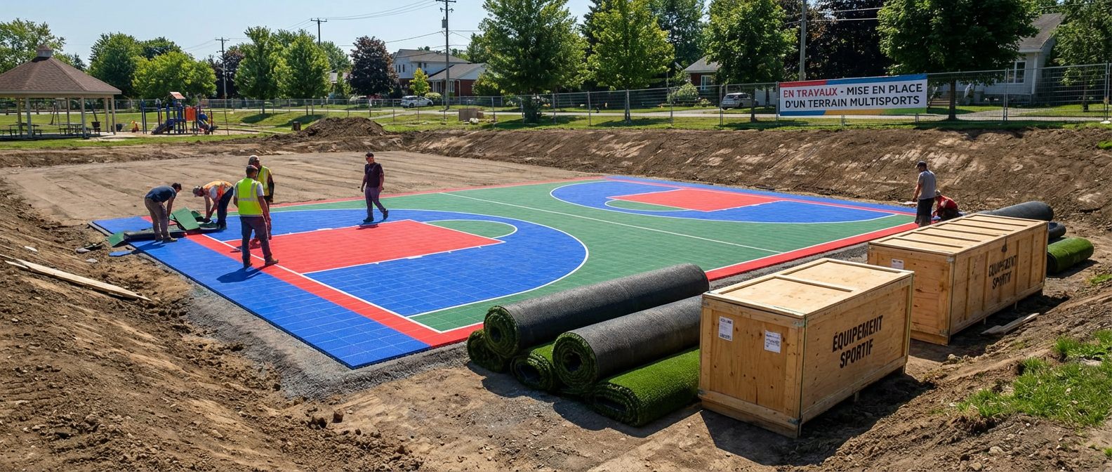 Terrain Multisports – Street Park – Tout métal-Ville de Wattrelos