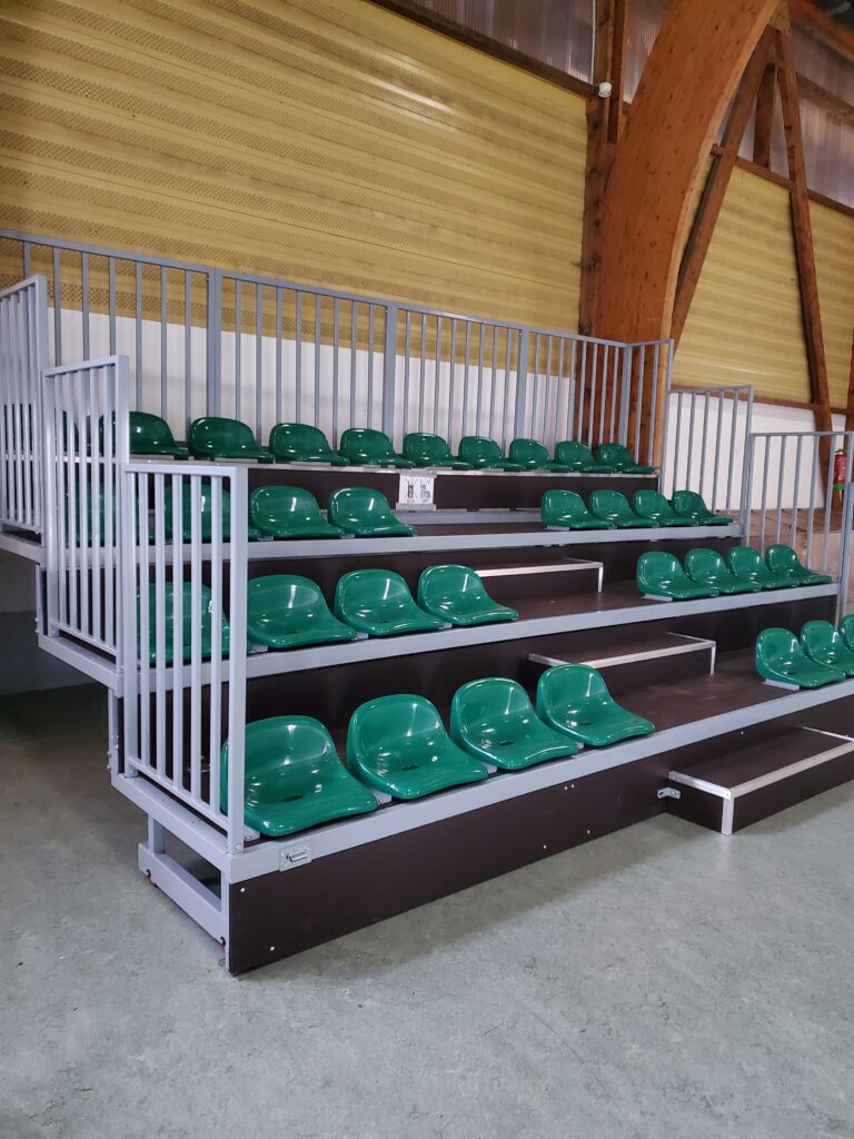 Tribunes spectateurs téléscopiques-Camma Sport-