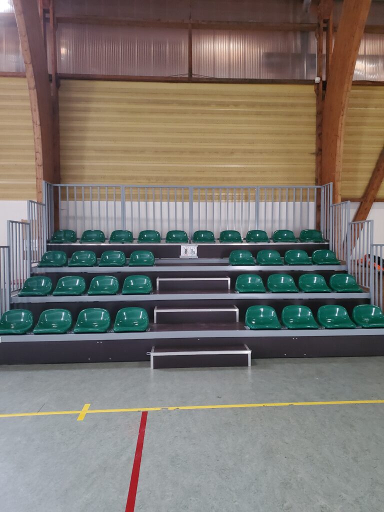 Tribunes spectateurs téléscopiques-Camma Sport-