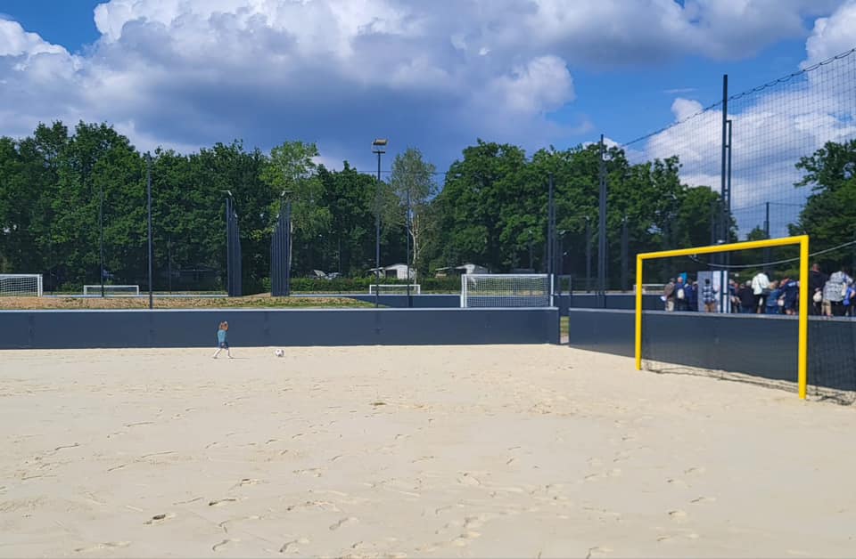 Terrain de beach soccer