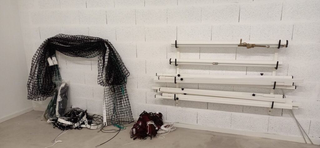 Poteau badminton