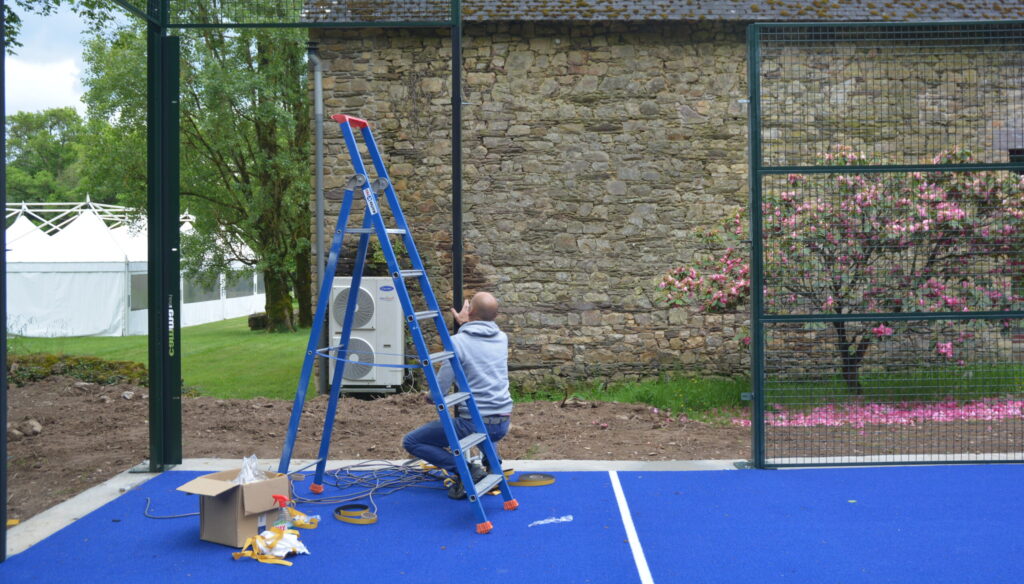 Installateur terrain padel