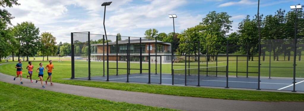 Terrain de padel extérieur