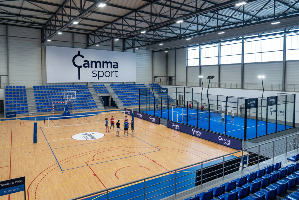 Padel Intérieur-cammasport-fabrique en france