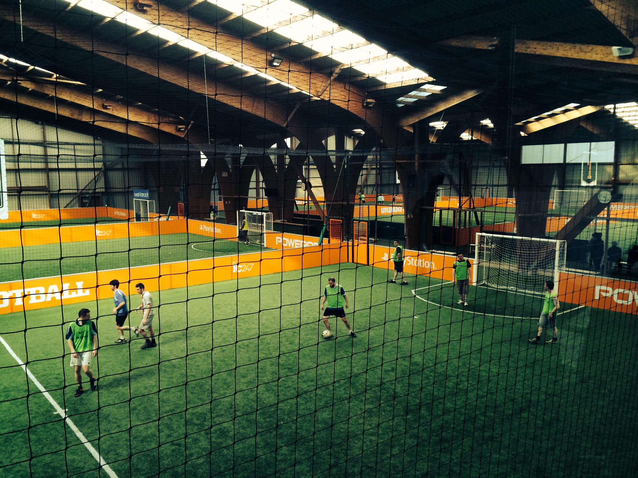 Terrain de soccer indoor