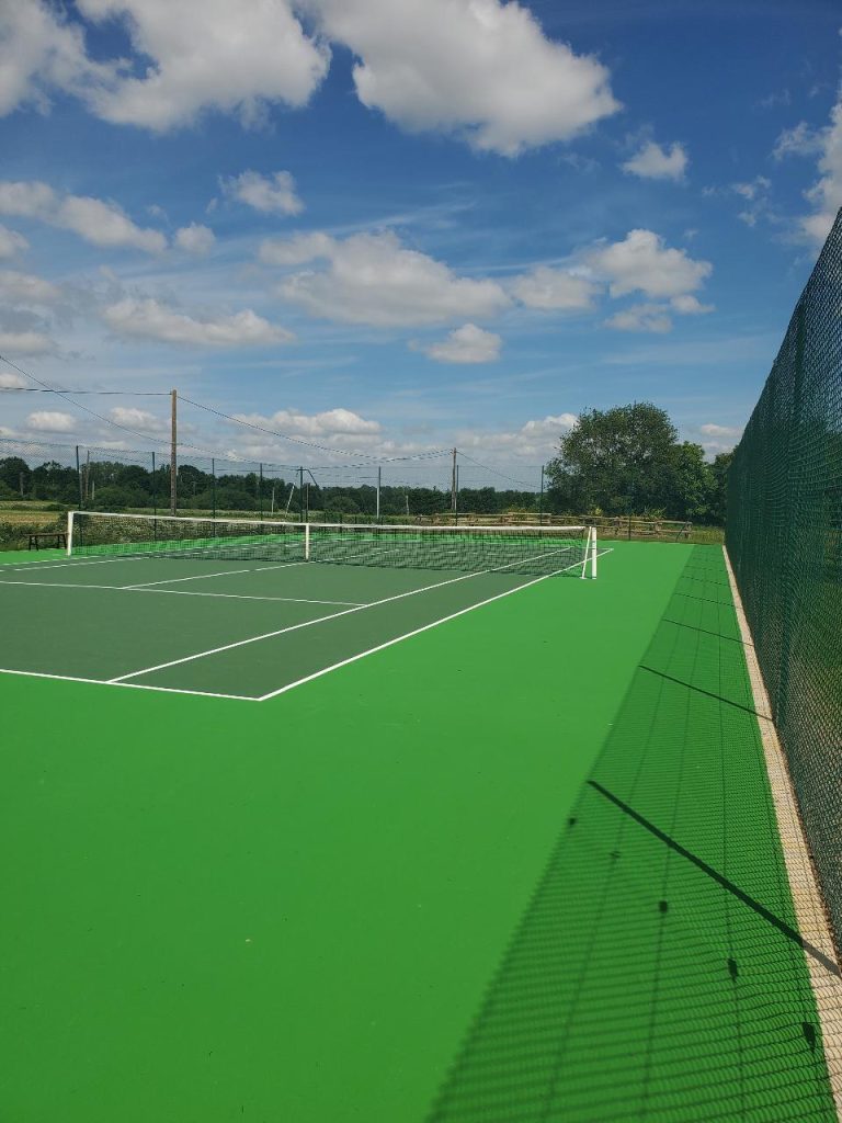 Poteaux de filet de tennis